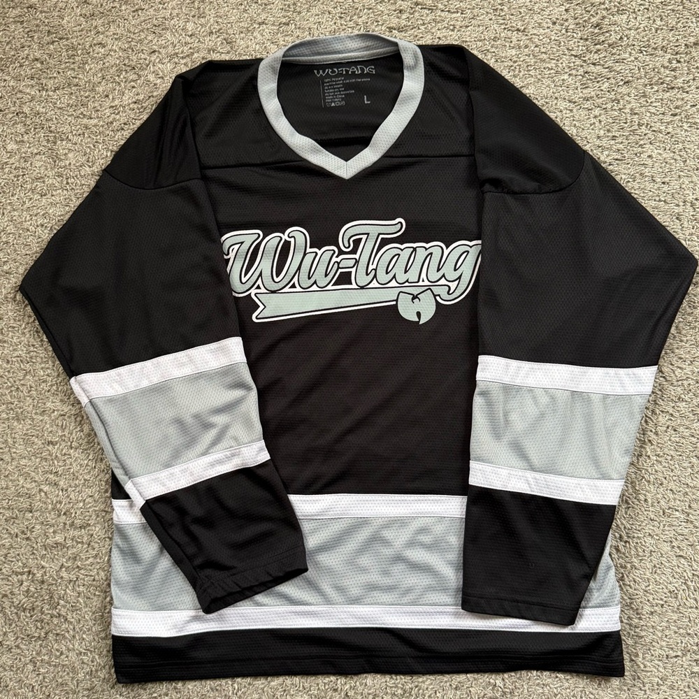 🔴Wu-Tang Hockey Jersey Size Large Wu-Tang Clan Rza Gza Raekwon